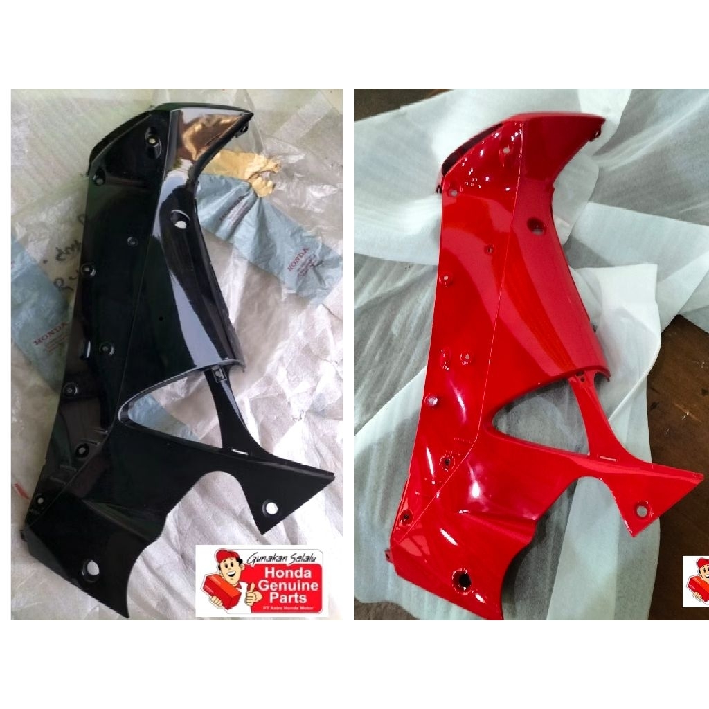 SAYAP DALAM KIRI MERAH HITAM SUPRA X 125 LAMA GEN 1 ORIGINAL AHM ASLI