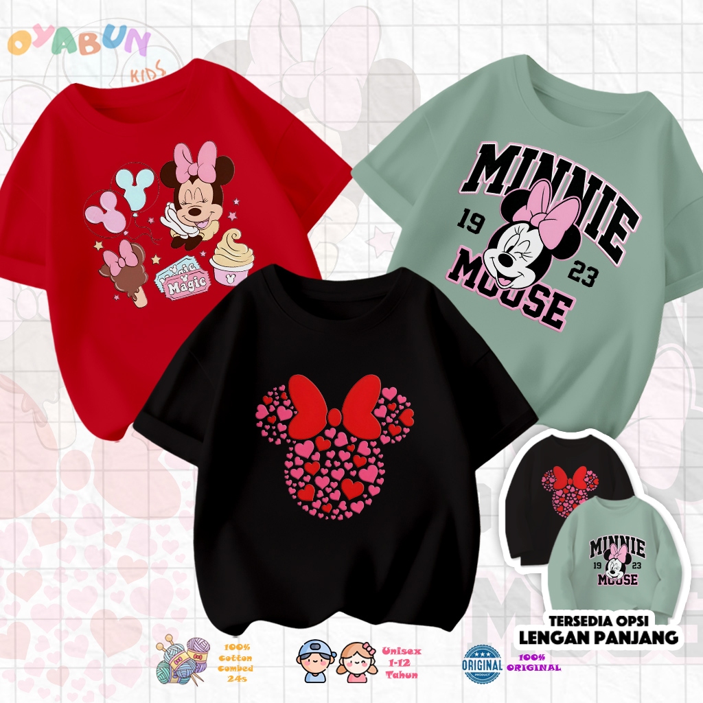 OyabunKids - Kaos Distro Baju Anak Perempuan Laki 1-12 Tahun (Katun Combed 24s) - MM2
