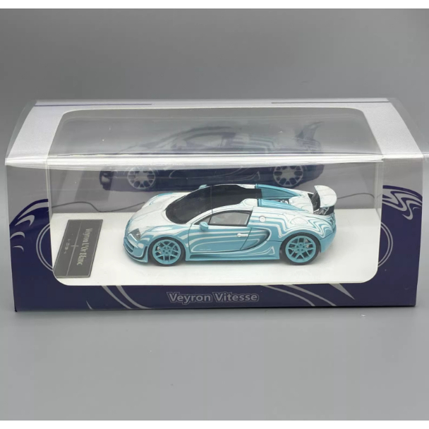 LJM 1:64 Bugatti Veyron Chiron Ceramic Dragon Resin Car Model (Static)