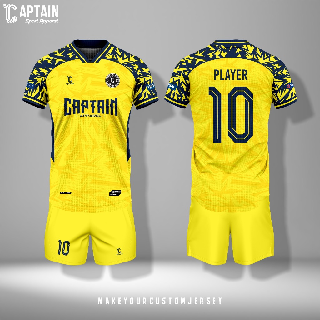 JERSEY CUSTOM CAPTAIN APPAREL KUNING