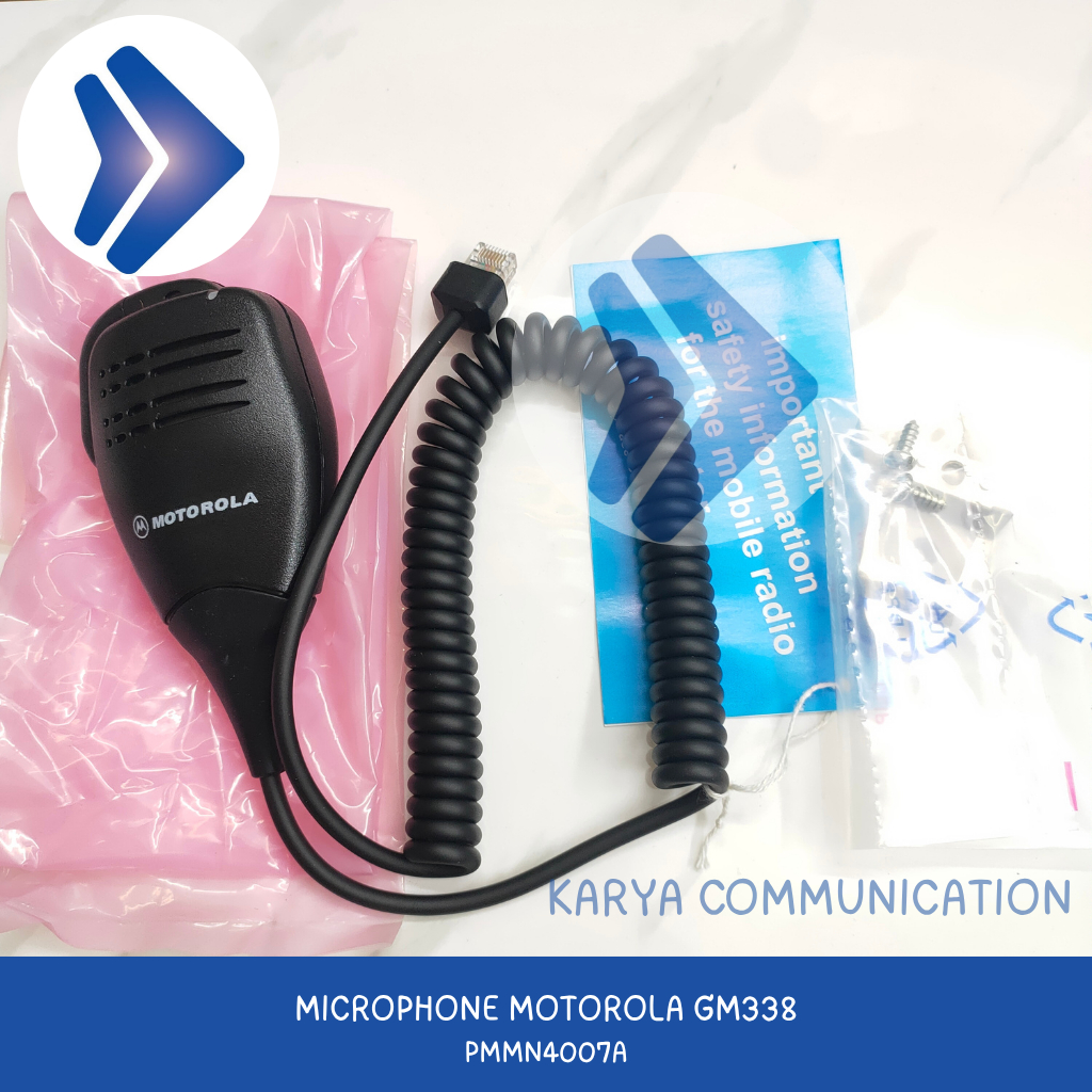 EXTRAMIC MOTOROLA GM338 PMMN4007A MIC GM 338 MICROPHONE MOTOROLA GM-338