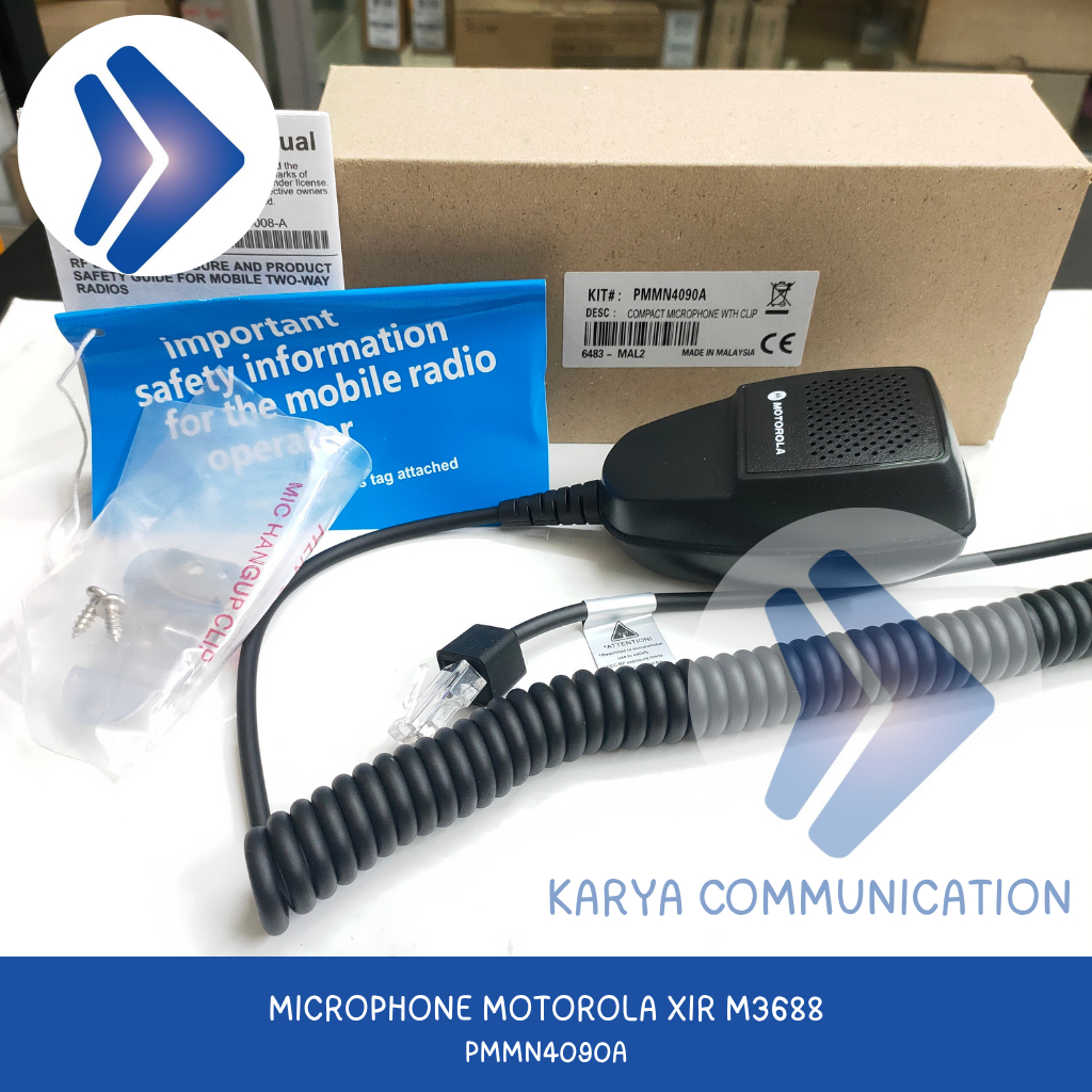 Microphone Rig Motorola Xir M3688 Extramic M3688 PMMN4090A Xir-M3688 GM3688