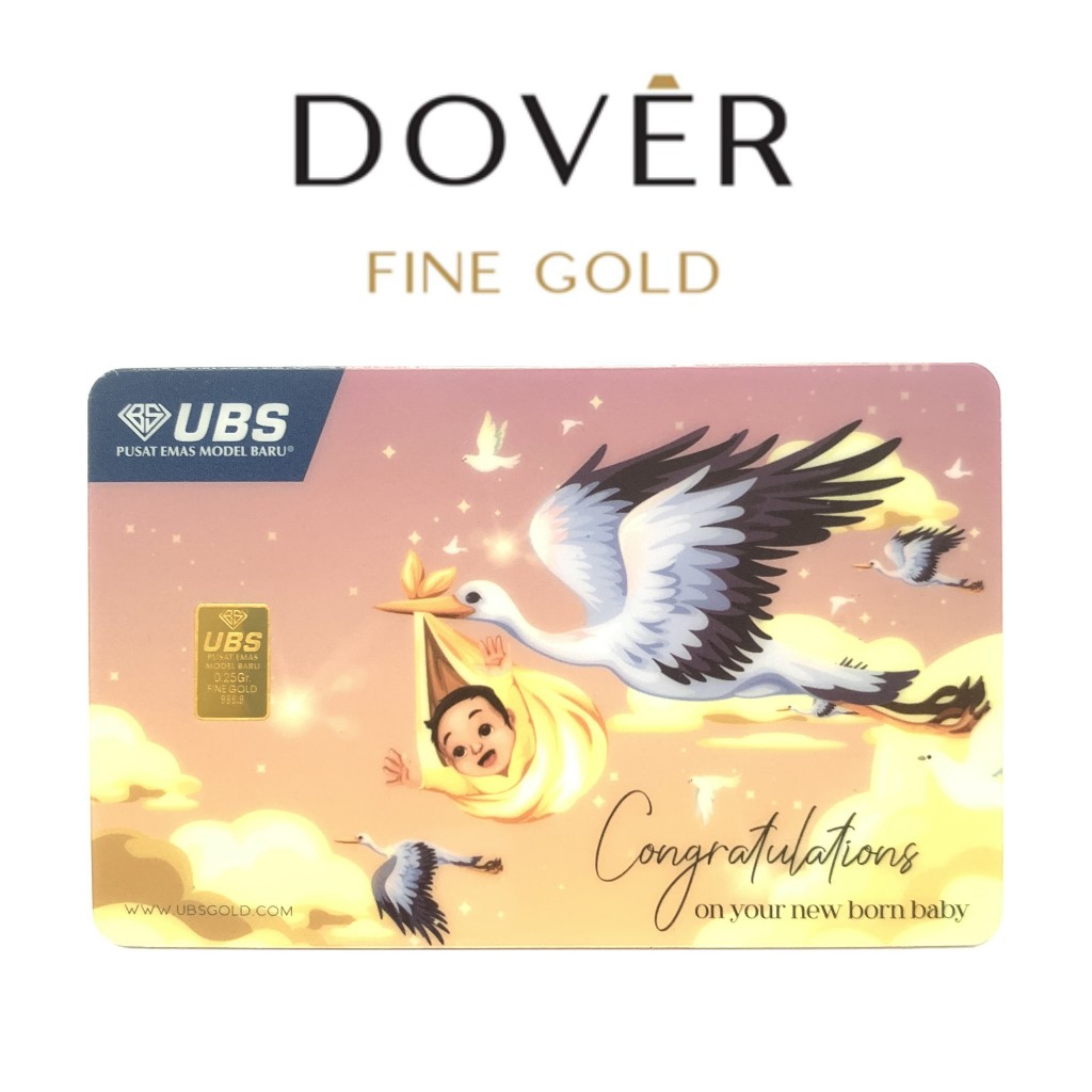 Logam Mulia Emas UBS Gift Series BT21 Disney Mickey Mouse & Friends Gift Series 0.25 gr 0,25 gram LM