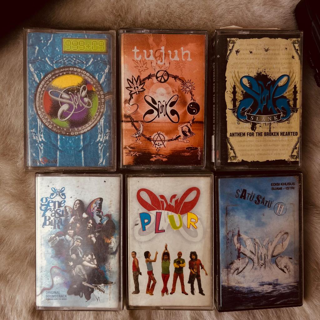 Koleksi Kaset Pita SLANK Original / Kaset Pita SLANK 999+09 / Kaset Slank Tujuh / Kasett Slankk Anth