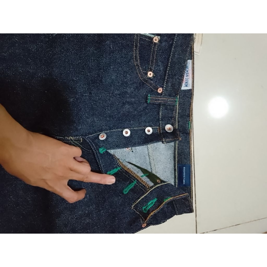 WINGMAN DENIM - HEMP DENIM 23oz Size 28 SLIM FIT
