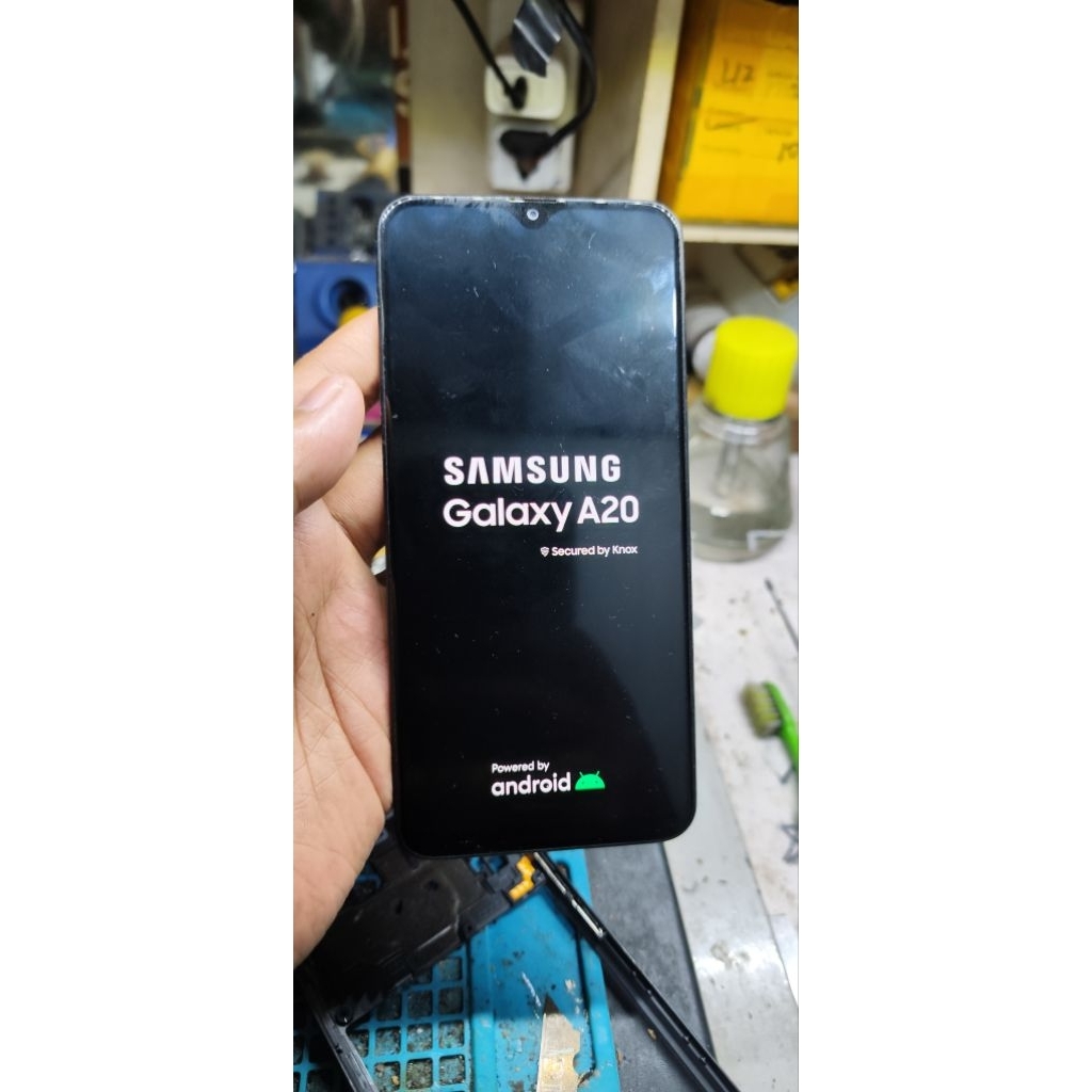 MESIN ONLY samsung a20 minus rusak ic