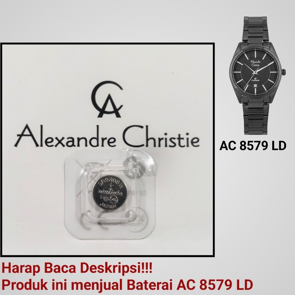 Baterai Jam Tangan Alexandre Christie AC 8579 LD
