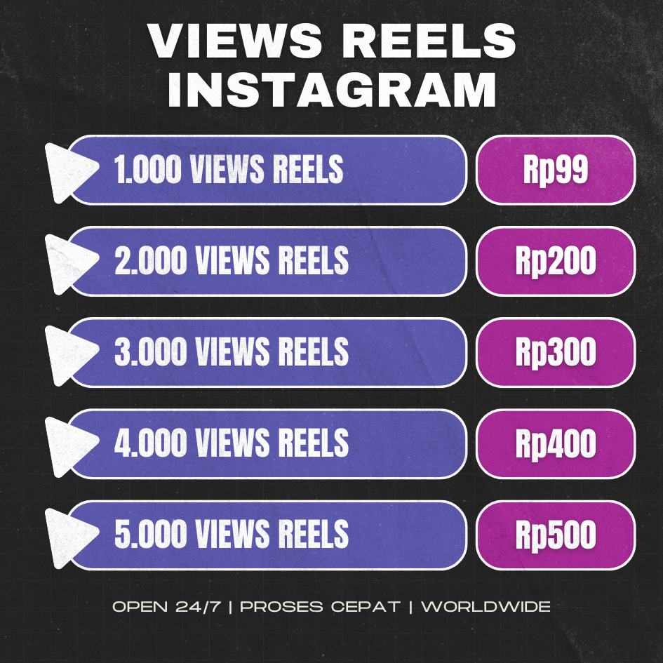 Instagram Reels Berkualitas Pengiriman Instant - Kontenku.fyp