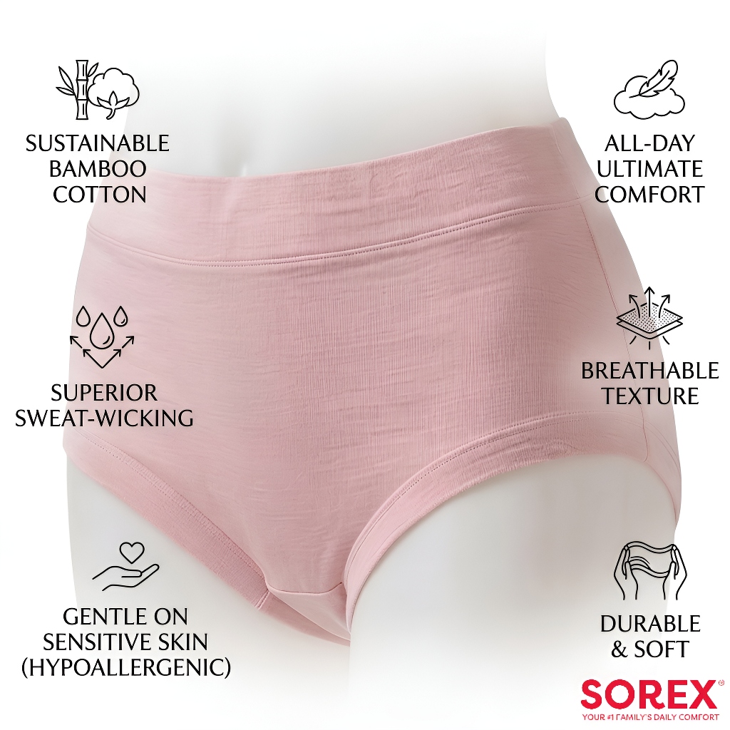 Sorex CD Midi Wanita Bamboo Tex ( Viskosa ) CD 35782