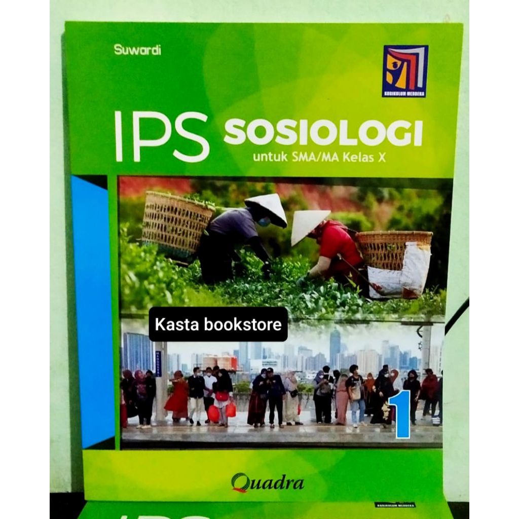 Buku IPS Sosiologi Kelas 10 SMA Kurikulum Merdeka Quadra