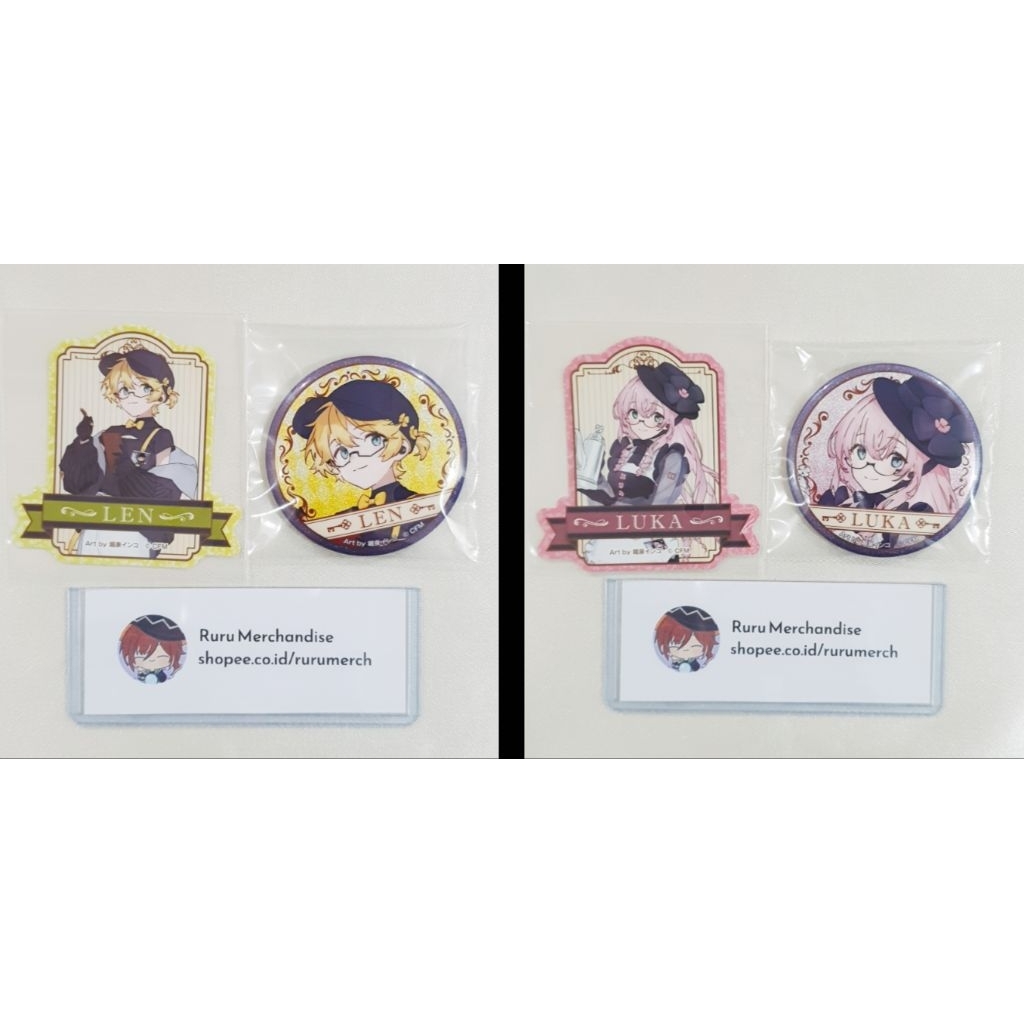 [SET] Vocaloid Project Sekai Good Smile Lottery Hatsune Miku 2025 Autumn Glitter Can Badge & Sticker