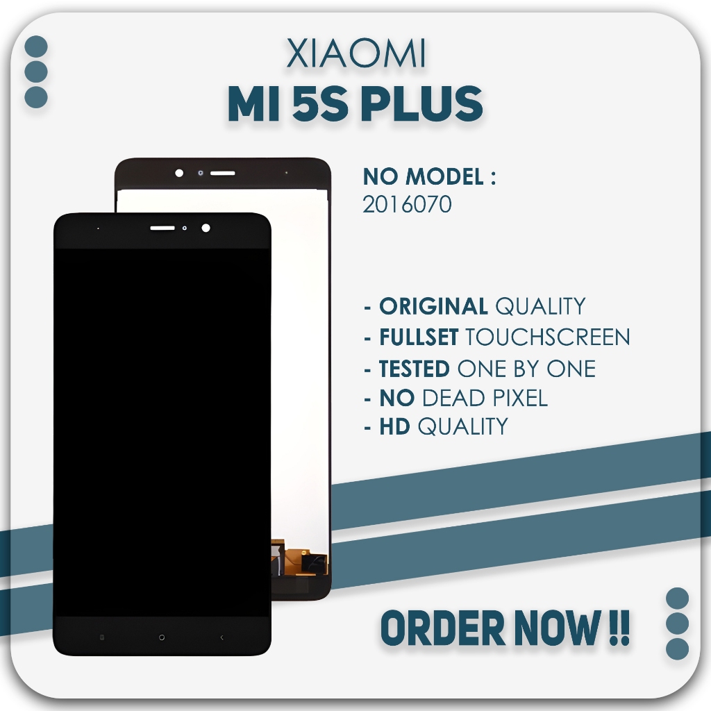 Grosir LCD Xiaomi Mi 5S Plus / 2016070 - Fullset Touchscreen Original