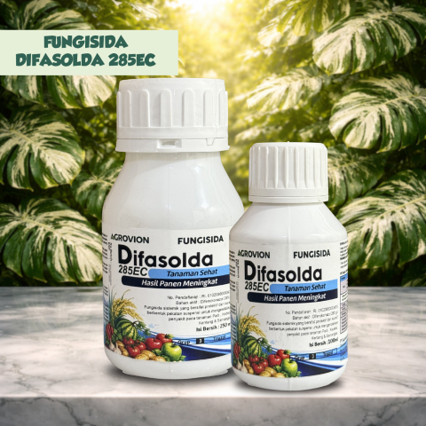 Difasolda 285EC Fungisida Cabai Padi Anti Jamur Daun Sistemik Kuat