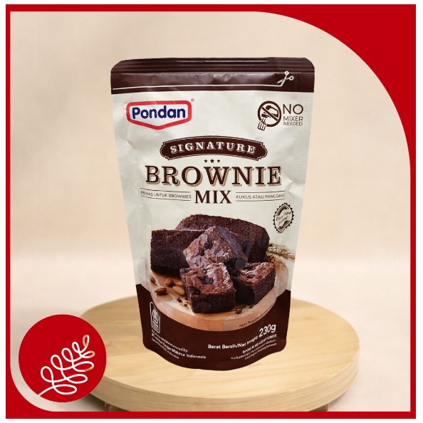 PONDAN BROWNIES KUKUS/PANGGANG 230GR / PONDAN / MAKANAN / BROWNIES / TEPUNG PREMIKS