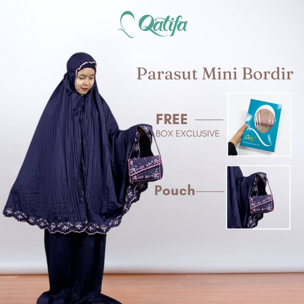 QATIFA Mukena Parasut Mini Bordir