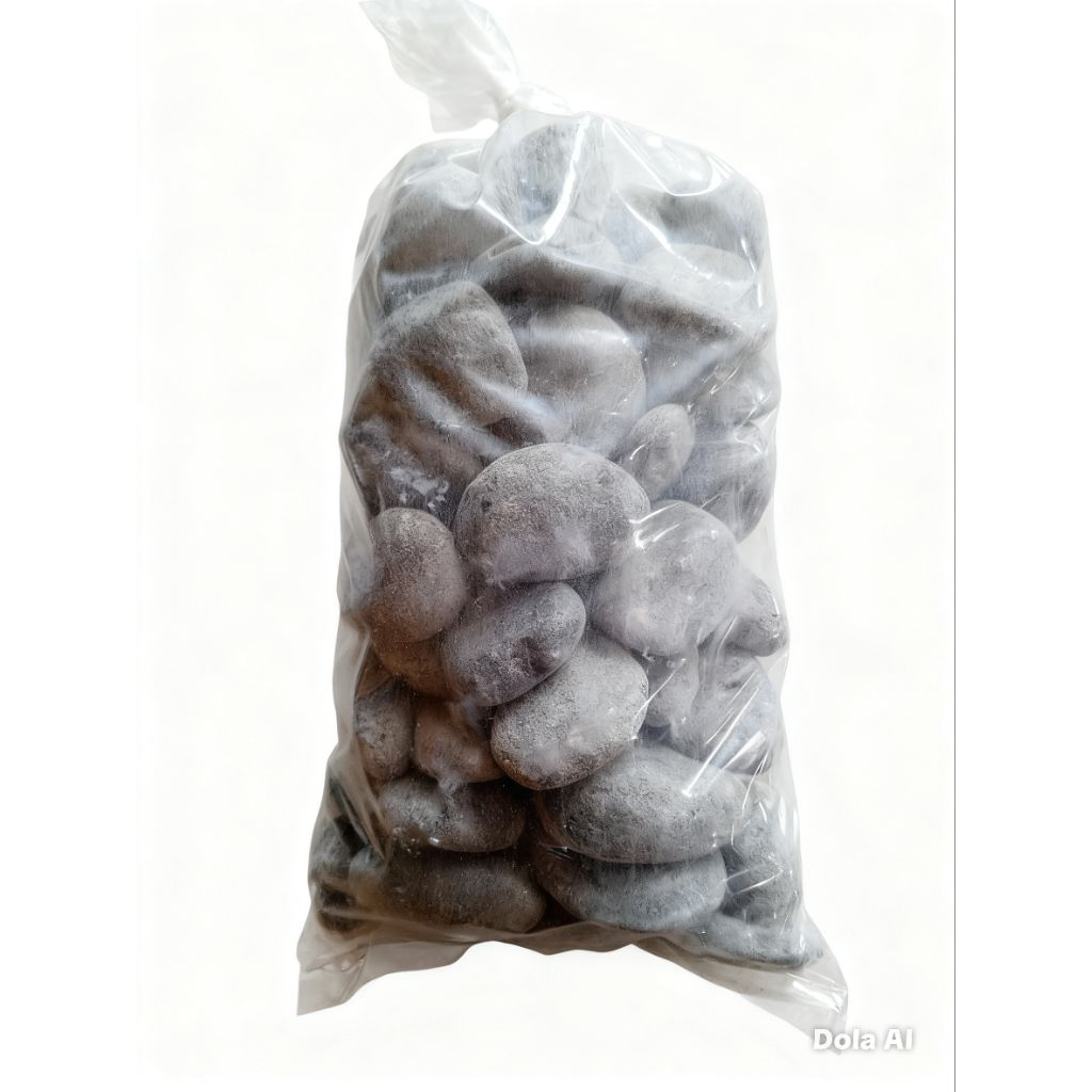 Batu Koral Hitam 1 Kg, Batu Taman Hitam, Batu Aquarium