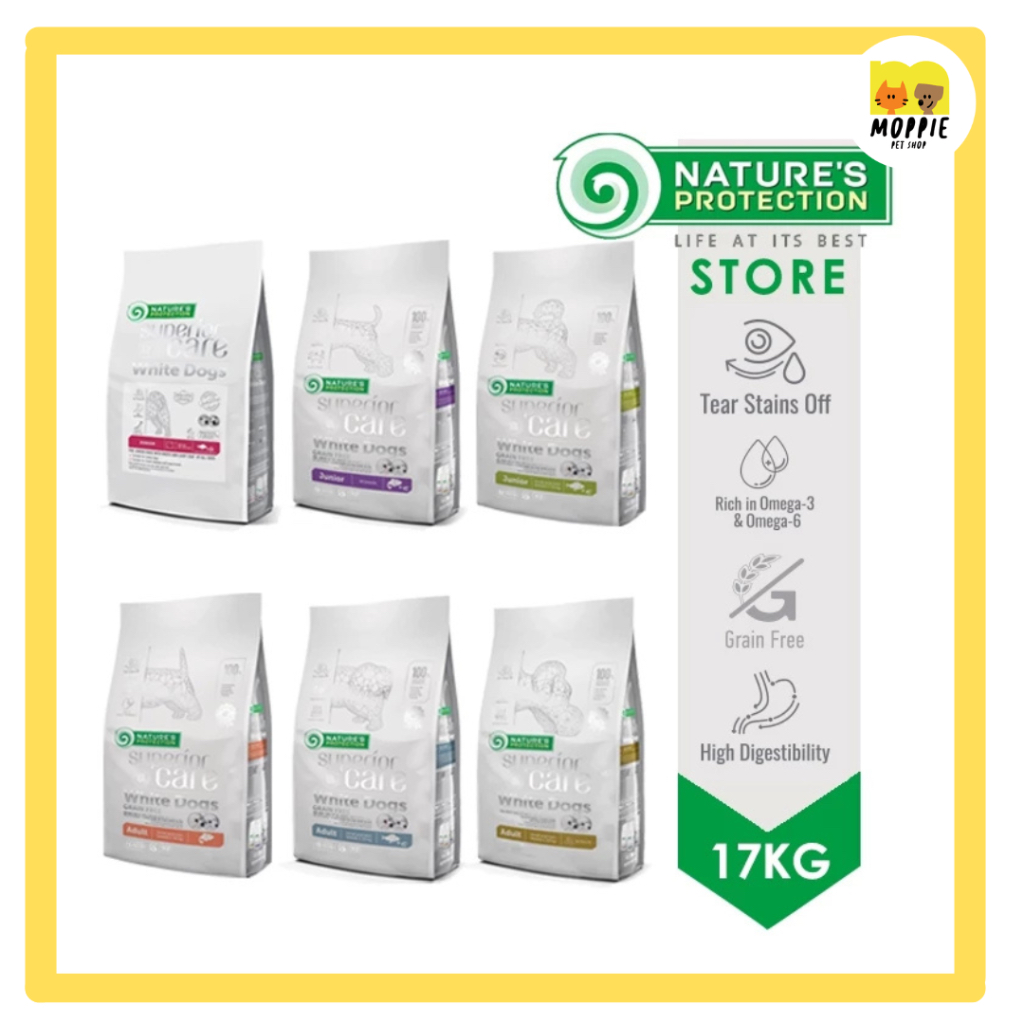 Nature Protection White Dog 17kg Makanan Anjing Nature's Protection