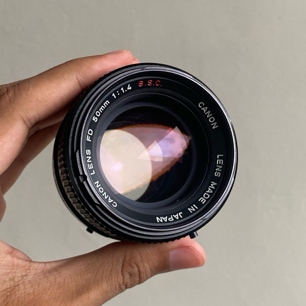 Canon FD 50mm f1.4 SSC mount FD