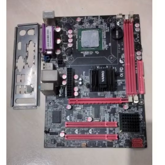 Motherboard Mobo Varro G41 Bonus Processor Core 2 duo+Heatsink Processor apa adanya