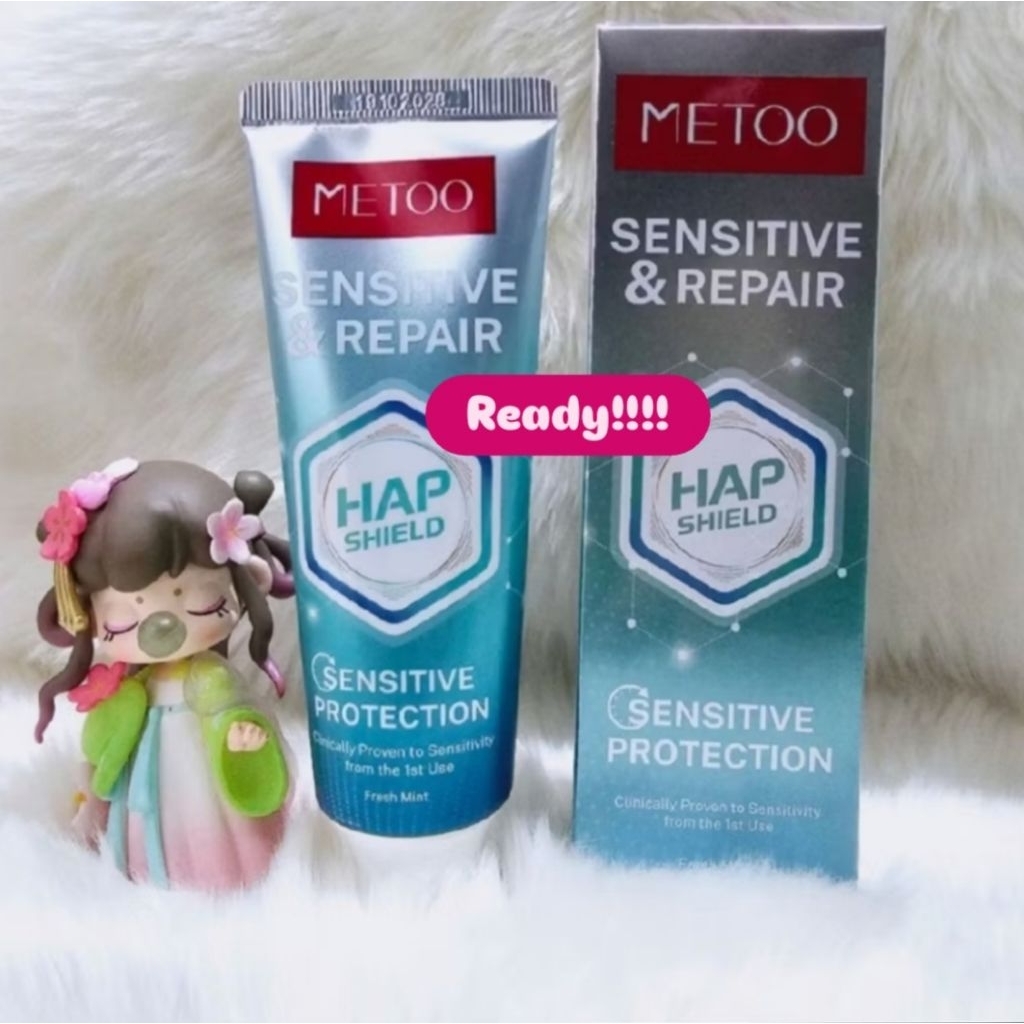 Metoo Pasta Gigi HAP Shield Fresh Mint 100gr | Pasta Gigi Untuk Gigi Sensitif
