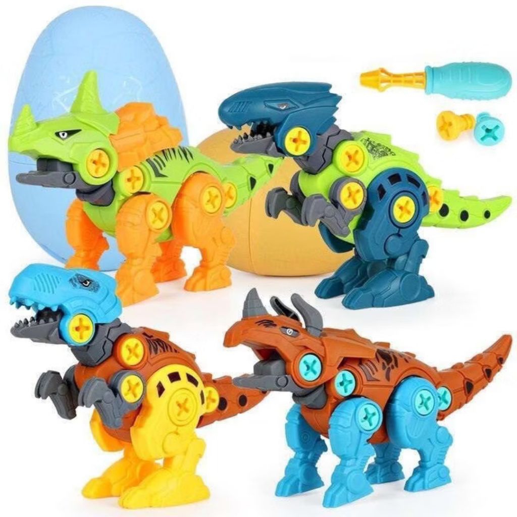 Mainan merakit dinosaurus mainan diy dinosaurus obeng mainan rakit bongkar pasang dinosaurus mainan 