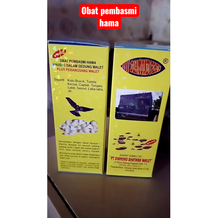 Obat hama walet diamond plus