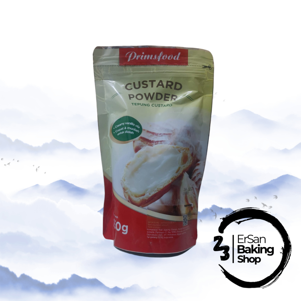 Custard Powder/Tepung Custard/Tepung Kustard/Bubuk Custard Primsfood 250gr