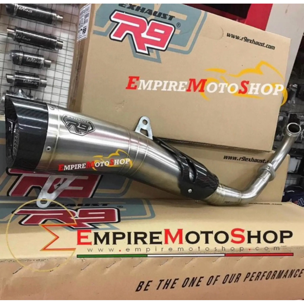 Knalpot R9 H2 Aerox Old Fullsystem