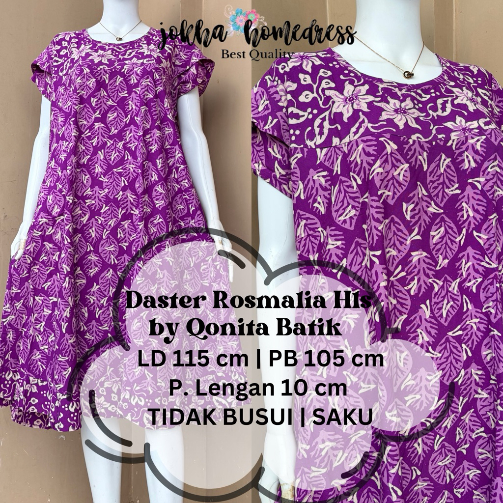 Daster Rosmalia Hls by Qonita Batik Pekalongan