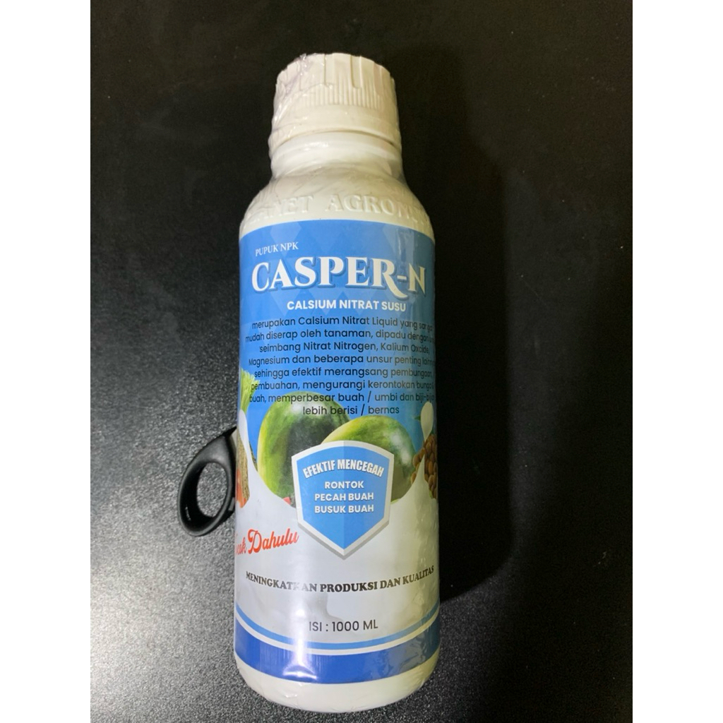 Casper-N 1L Pupuk Kalsium Cair | Penguat Buah & Anti Rontok | Untuk Cabai Tomat Terong Pupuk Kalsium