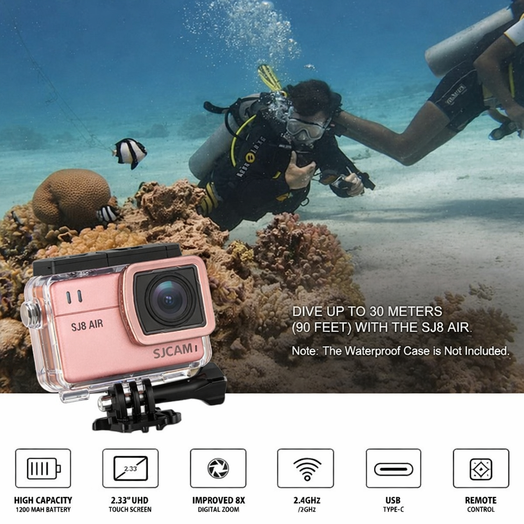 SJCAM SJ8 Air Kamera Aksi - Action Camera