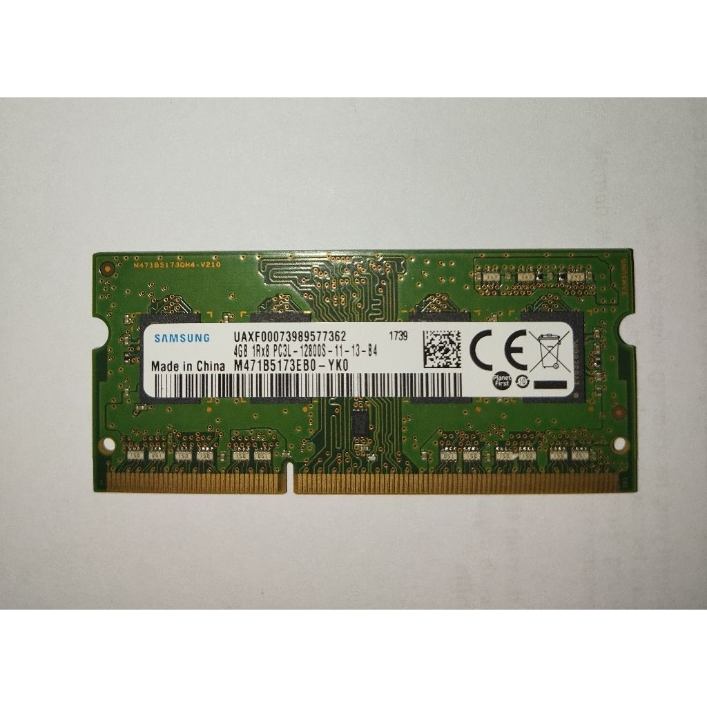 RAM DDR3L Samsung 4GB PC3L 12800S