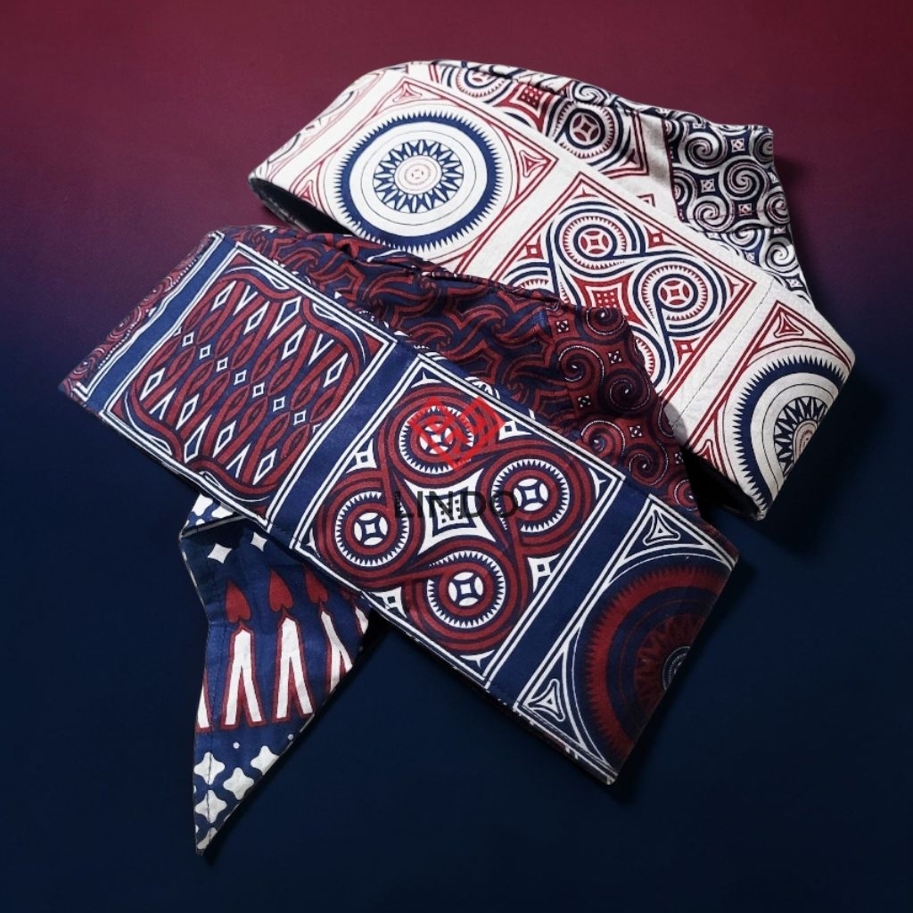 Passapu Batik Toraja/Hiasan Kepala Batik Toraja (Kode: DH1015010)