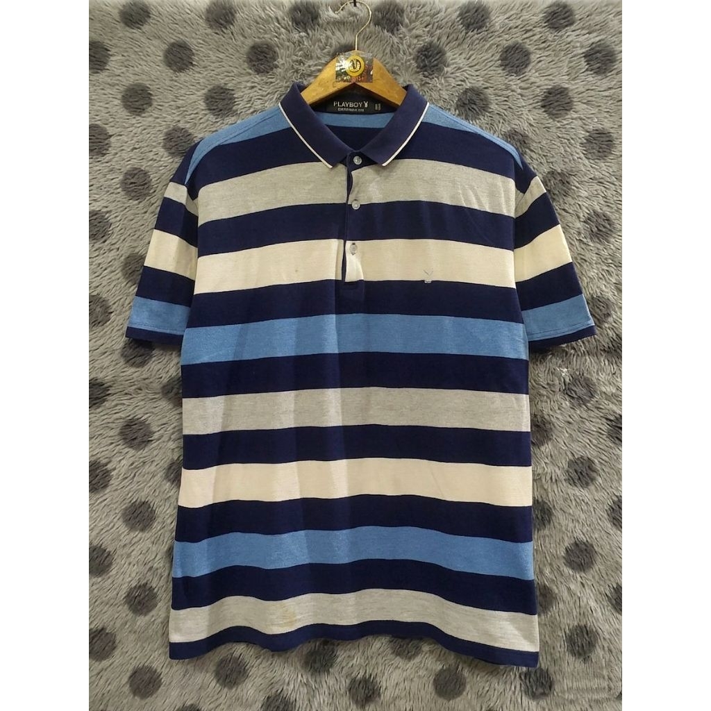 Kaos Kerah Polo Salur Playboy
