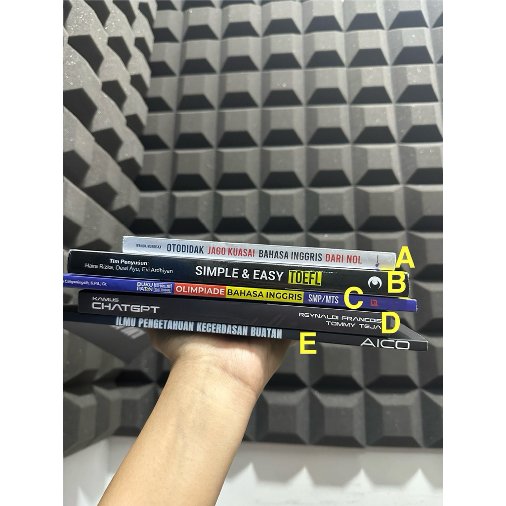 Preloved Buku TOEFL, Olimpiade, AI, others