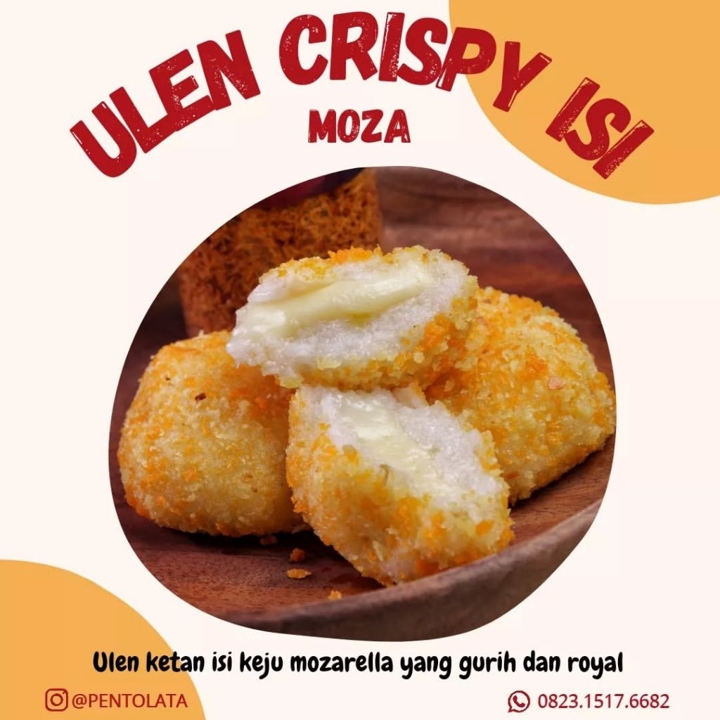 ULEN KETAN CRISPY ISI AYAM / KEJU MOZARELLA