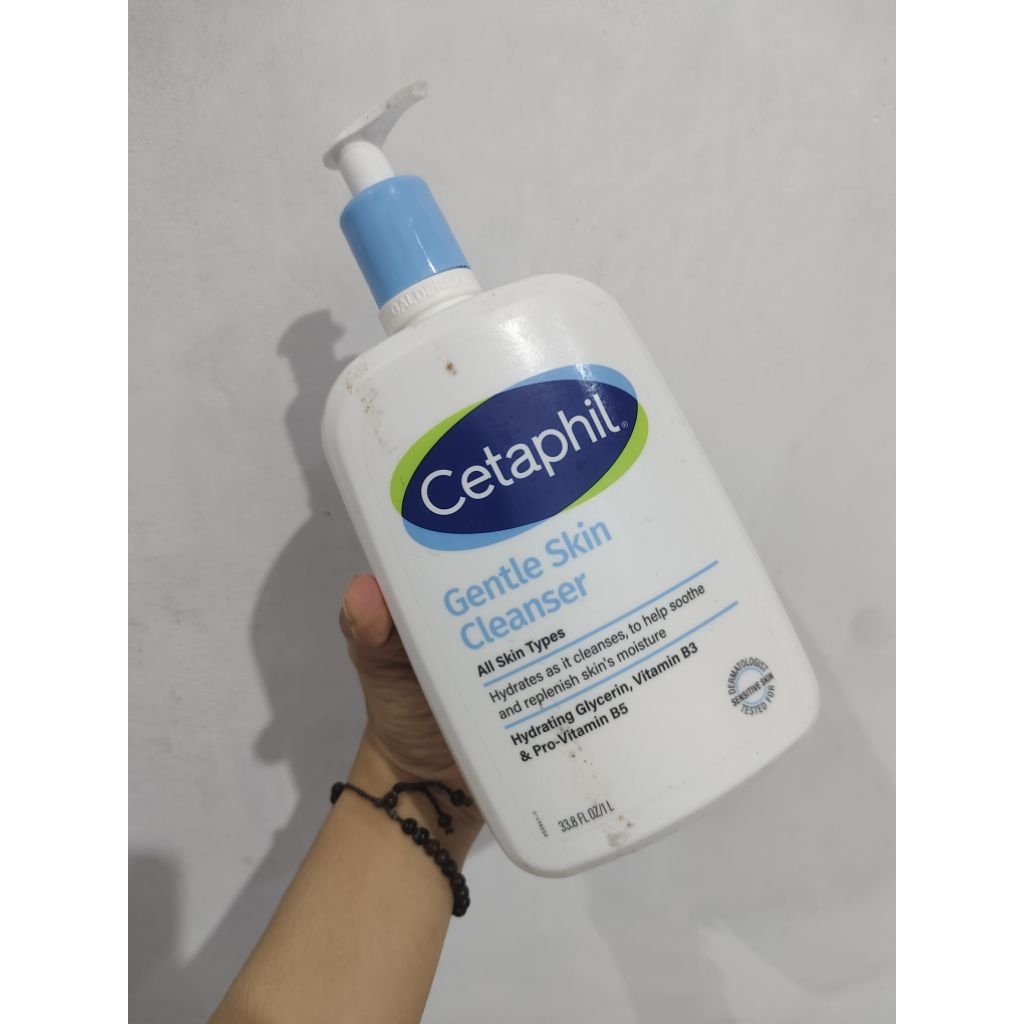 cetaphil facial wash 1l preloved