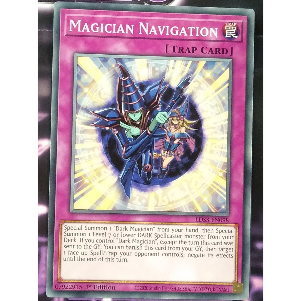 YuGiOh - Magician Navigation (LDS3-EN098) - Common - Trap Card - Trading Card Game ORIGINAL