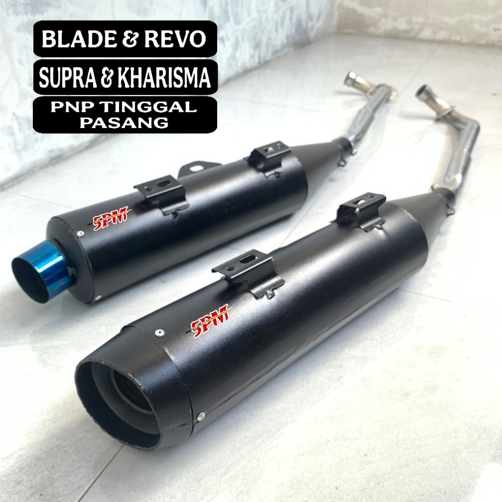 Knalpot tsukigi standar racing astrea grand legenda supra x 125 fi kharisma revo blade 110