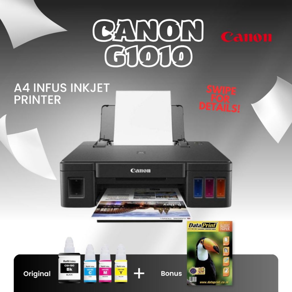 Canon PIXMA G1010 Printer – Print Only Tinta Irit Original