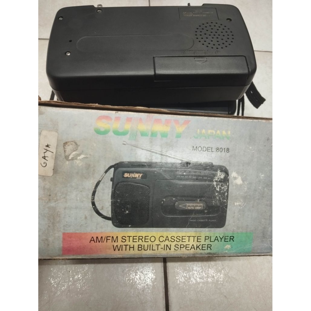 walkman tape deck sunny
