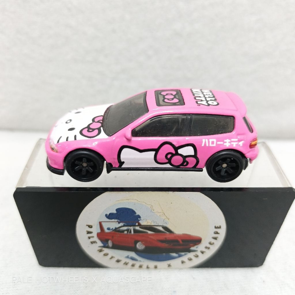 HOTWHEELS HONDA CIVIC EG HELLO KITTY LOOSE