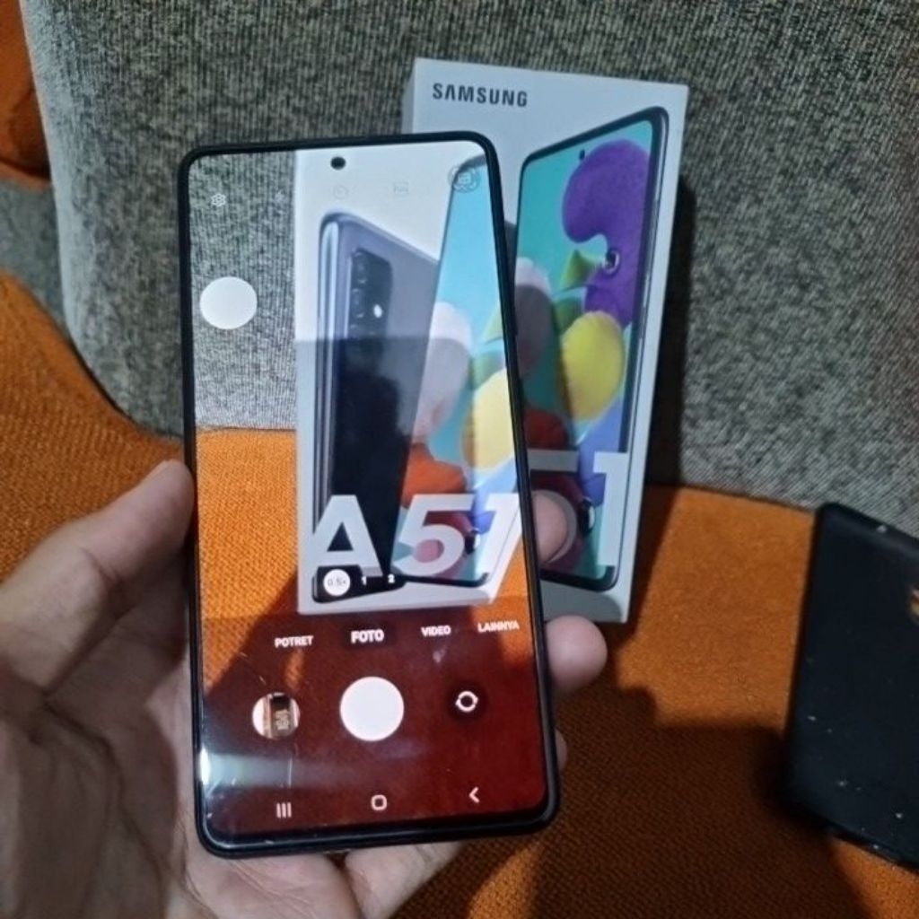 Samsung A51 6/128 Second original SEIN (SEGEL) Belum pernah servis kamera 0,5 jernih
