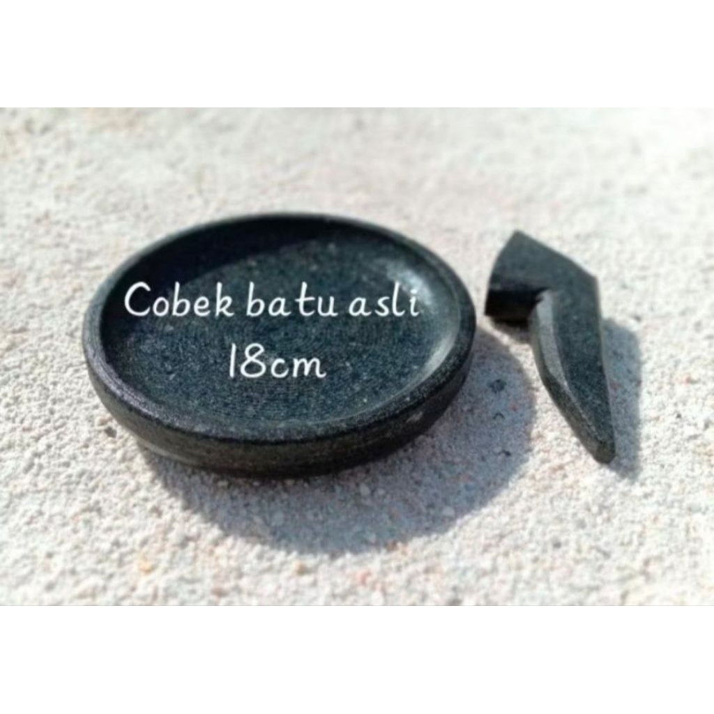 Cobek batu uk 18cm