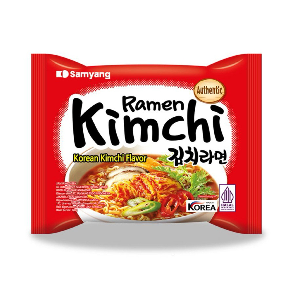5x Ramen Kimchi Samyang Halal