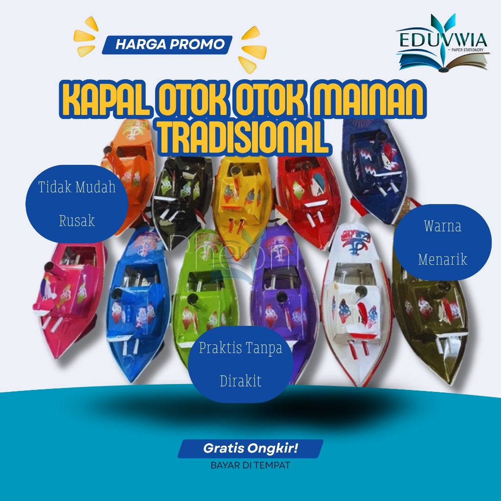 Mainan Kapal Otok Otok Tradisional | Kapal Kaleng Jadul | Mainan Air Anak Unik