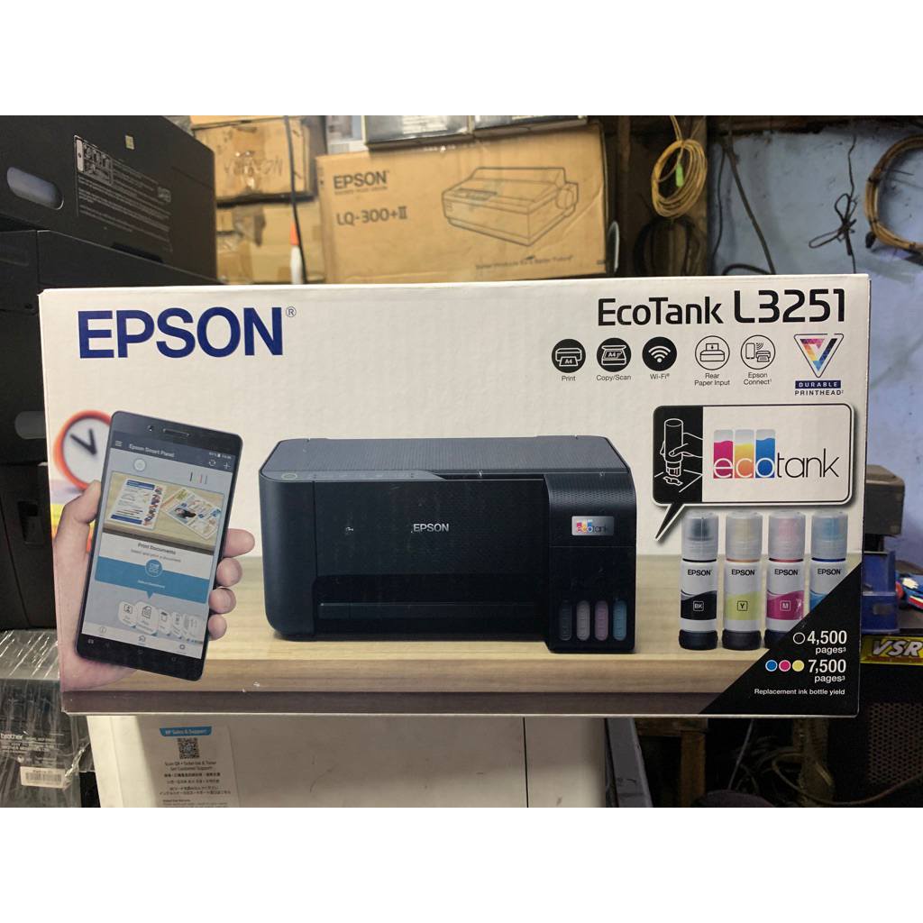 PRINTER EPSON L3251 WIF PRINT SCAN DAN COPY NEW(BARU)