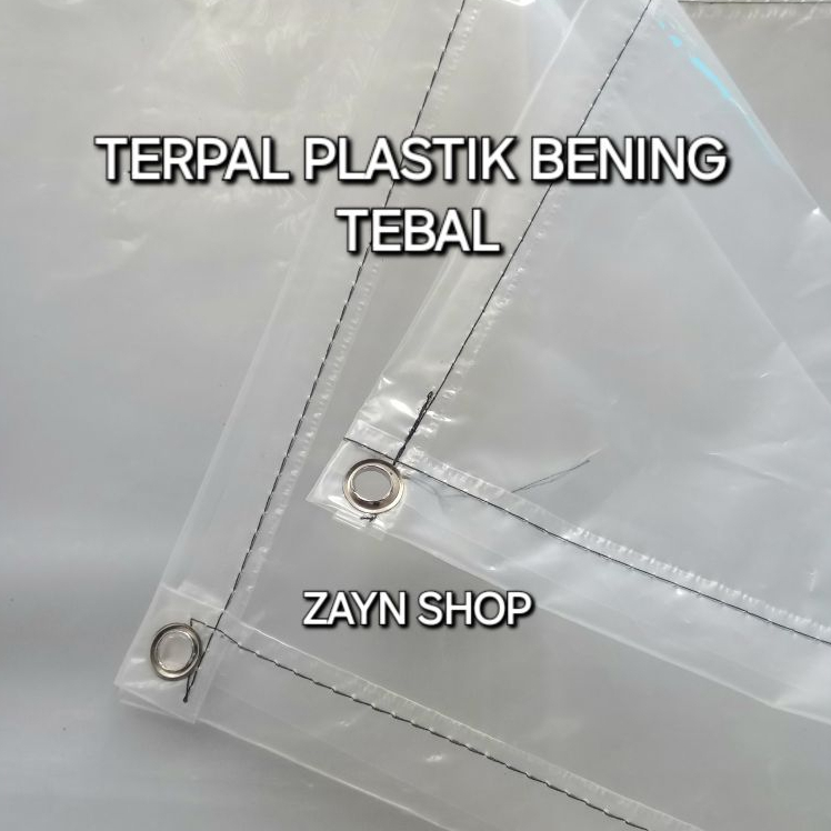 Terpal Plastik Bening 3x3 Meter Terpal Transparan Anti Air Dan Panas