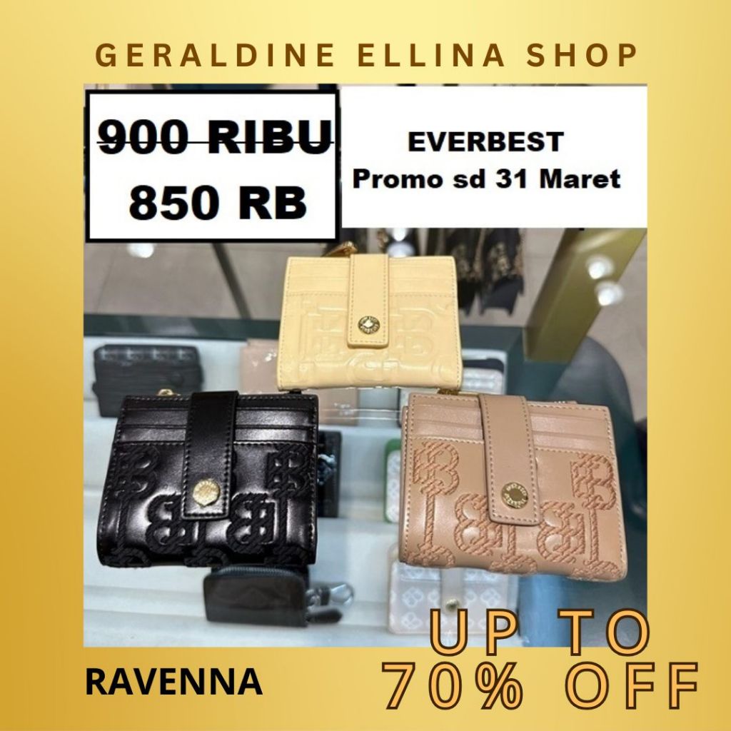 Dompet Wanita EVERBEST 100% original sale RAVENNA