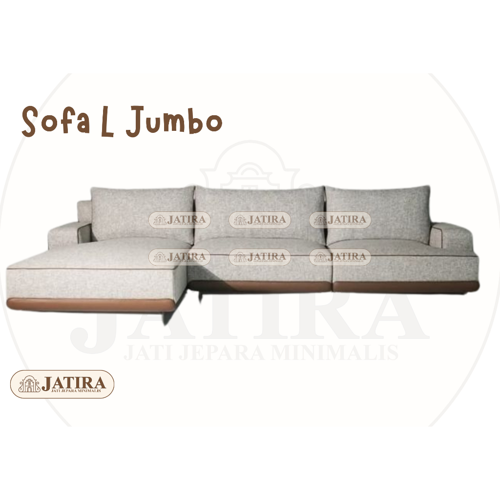 Sofa L Jumbo | Sofa L Jumbo Empuk Murah Mewah Minimalis Palembang